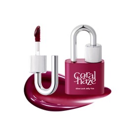 CORLAHAZE Glow Lock Jelly Tint 108 Juicy 4g, Hydrating Jelly Glow Lip Stain, High-Shine, Long-Lasting Color Moisturizing Lip Enhancer with Rosehip Oil, Collectible Lock-Shaped Design, Korean Makeup