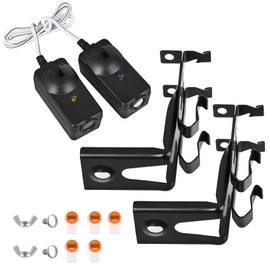 41A5034 Garage Door Sensor with Brackets, Replacement for Liftmaster Chamberlain Craftsman Garage Door Sensors, Safety Sensor Beam Compatible with Liftmaster Chamberlain Craftsman Garage Door openers