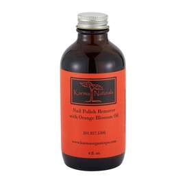 Karma Naturals  Nail Polish Remover with Soybean and Orange Blossom Oil - 4 fl. Oz.