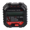 Advanced with Voltage Display GFCI Output Tester, 90-250 V Socket