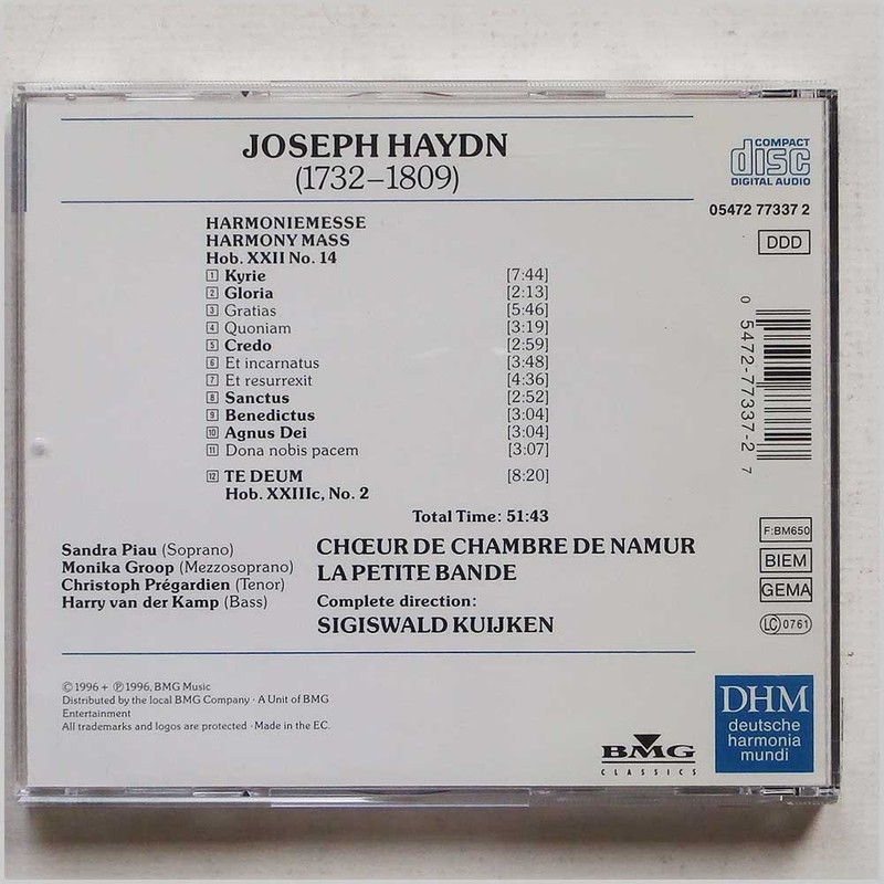 Haydn: Harmoniemesse / Te Deum