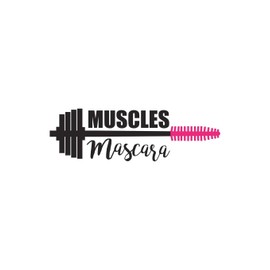 Muscles Mascara: Lined Blank Notebook Journal With Funny Sassy Sayings, Great Gifts For Coworkers, Employees, Women, And Family