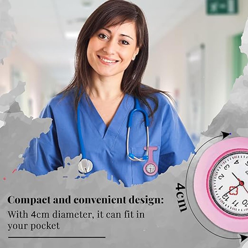PCL Media ltd Fob Watch for Nurses Watch Brooch for