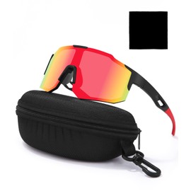 FAOKZE Cycling Glasses Men/Women, Quick Glasses, Cycling Glasses, Polarised UV400 Glass MTB, Road Bike, Running Glasses for Outdoor Activities, Driving, 100% UV Protection Sunglasses