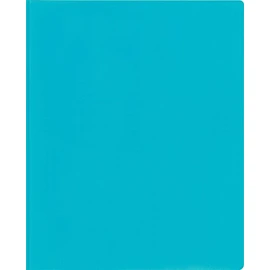 León 2-Pocket Carpeta de plástico con sujetadores, 1 carpeta, 1 unidad, Azul claro