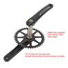 Road Bike Crankset Hollow Integrated Bike Crank Arm Set Off
