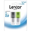 Lexar 2607204 32GB S50 JUMPDR USB 2.0 2-Pack