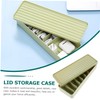 KOMBIUDA 1 PC Multi Grid Cable Storage Box with Lid