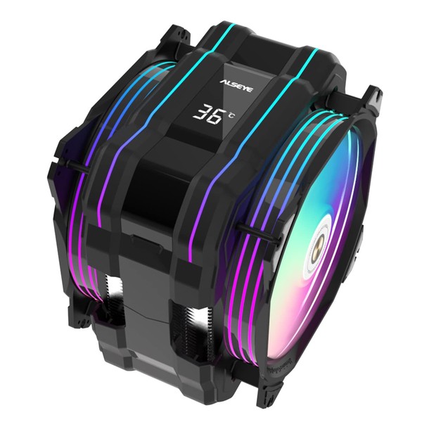 ALSEYE M120D Plus Digital CPU Cooler, CPU Air Cooler with