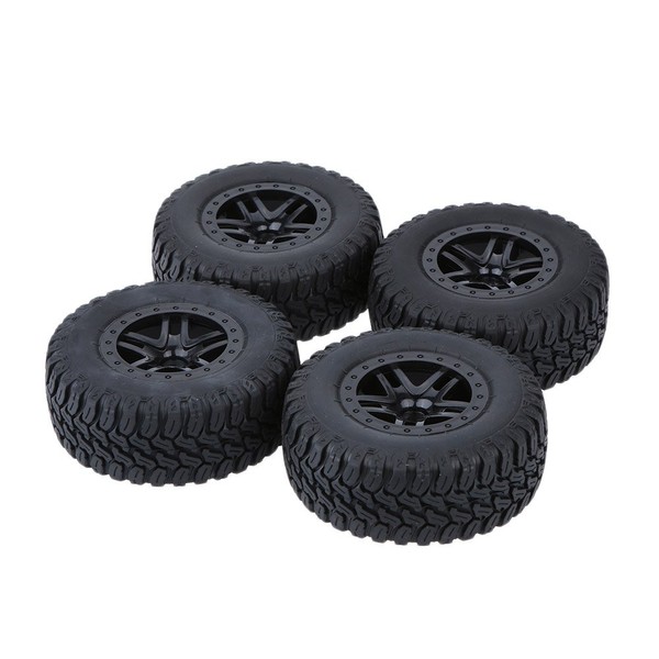 GoolRC 4PCS/Set 1/10 Short Course Truck Tire Tyres Replacement for Traxxas HSP Tamiya HPI Kyosho RC Model Car