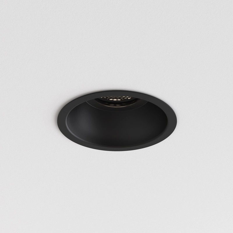 Astro Minima Slimline Round Fixed Fire-Rated IP65 Bathroom Downlight -