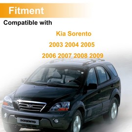 Cheriezing 82650-3E010 Exterior Door Handles Compatible with 2003-2009 Sorento Front Rear Left and Right Side Set of 4