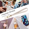 KNGITRYI Small Wallet for Women RFID Card Holder,Wristlet Keychain with