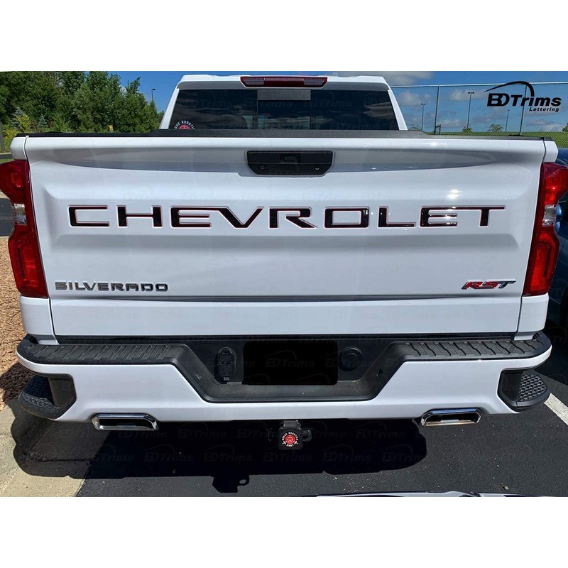 Tailgate Insert Letters -3D Raised Tailgate Letters Compatible with 2019-2022