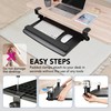 EHO Clamp-On Retractable Adjustable Keyboard Tray, Under Desk Ergonomic Keyboard