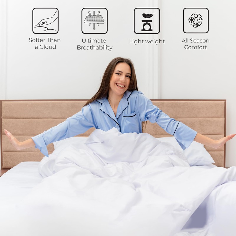 LINENWALAS 100% Tencel Lyocell Fitted Sheet Only with Secure Snug