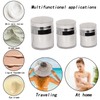 Airless Pump Jars Set - 3 Refillable Travel Size Cosmetic