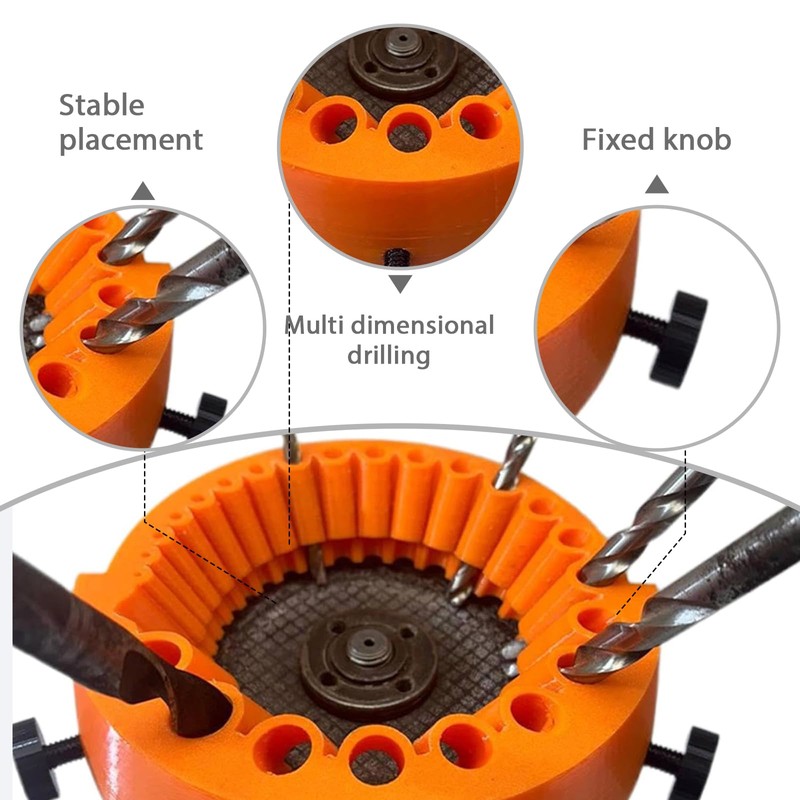LUMOOM Drill Sharpener Tool, 2 to 13 mm Drill Bits