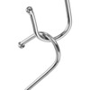FUNSUEI 50 PCS S Shaped Hanging Hooks, Silver Small Metal