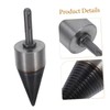 ULTECHNOVO Firewood Drill Bit Wood Splitter Efficient Splitting Tool for