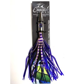 MagBay Lures Large El Plomero Wahoo Lure Non-Rigged, 16-Inch 17oz Head Plomero (Purple)