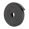 sourcing map Neoprene Rubber Sheet Rolls 5mm(T) x20mm(W) x2m(L), Solid