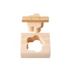 Yamako Onigiri Sushi Press Mold, Hinoki Mold, Flower, Approx. 3.5