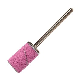 VOCOSTE 100 Pieces 120 Grit Sanding Bands Set with Free Box, Drum Sander Sanding Sleeves for Nail Sanding Tools Rose Red