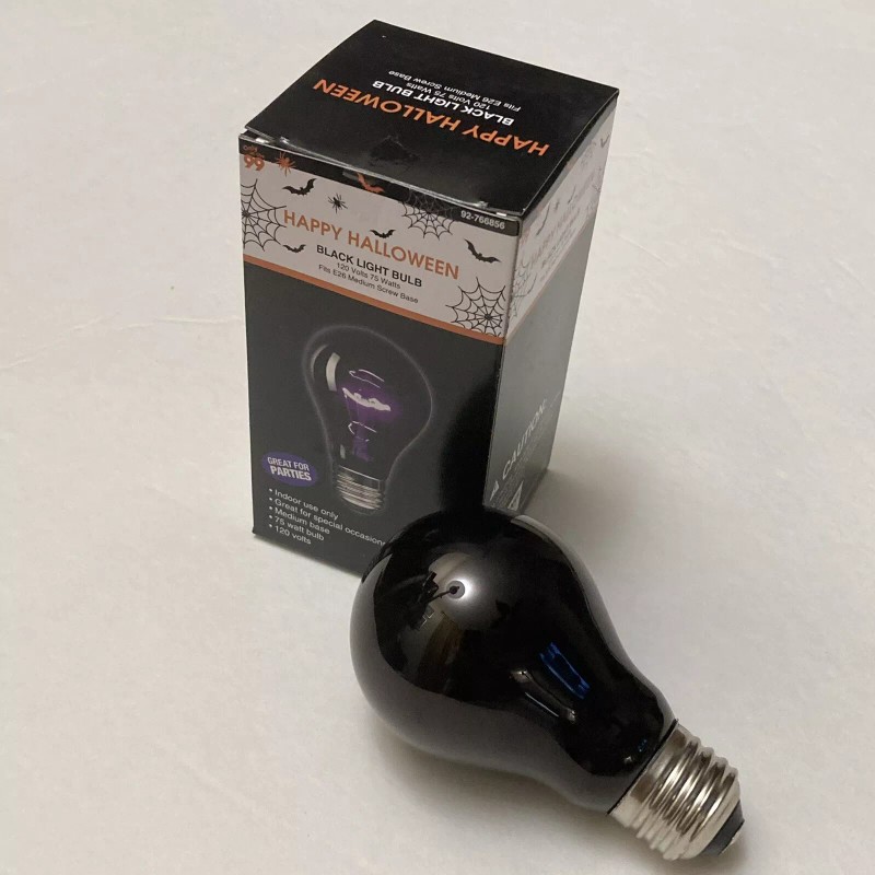 Momentum Brands 3 Pack BLACK LIGHT Bulbs A19 120V 75W