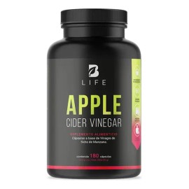 Vinagre Manzana 180 Cápsulas Ligereza Apoyo Digestivo Energía Natural Hombre Mujer Gluten Sodio Levadura Mancha Dientes 500 Porción Apple Cider