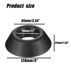 Wzenclave Football Basketball Holder, Ball Support, Basketball Accessories, Football Base, Bowling Ball Holder Stand, Plastic Ball Display Stand Memorabilia Ball Pedestal, Round Display Easel Stands