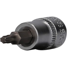 BRILLIANT TOOLS BT021941 3/8 Inch Torx Bit Socket, T20 [Powered by KS Tools]