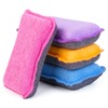 UPSTAR Kitchen Sponges for Dishes, Microfiber Cleaning Scrubber, Non-Scratch Scrubbies