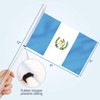 Anley Guatemala Mini Flag 12 Pack - Hand Held Small
