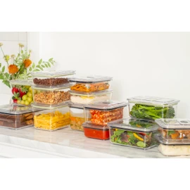 LatchLok Click 4.3 Cup Food Storage Container, Set of 2, StormOil Mister 100ml Blue