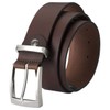 LINDENMANN Men's Leather Belt, Full Cowhide Leather, XXL, Buffalo Leather,