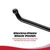 Presa Heavy Duty Black Steel Peg Board Shelving Hooks, 2-Inch,