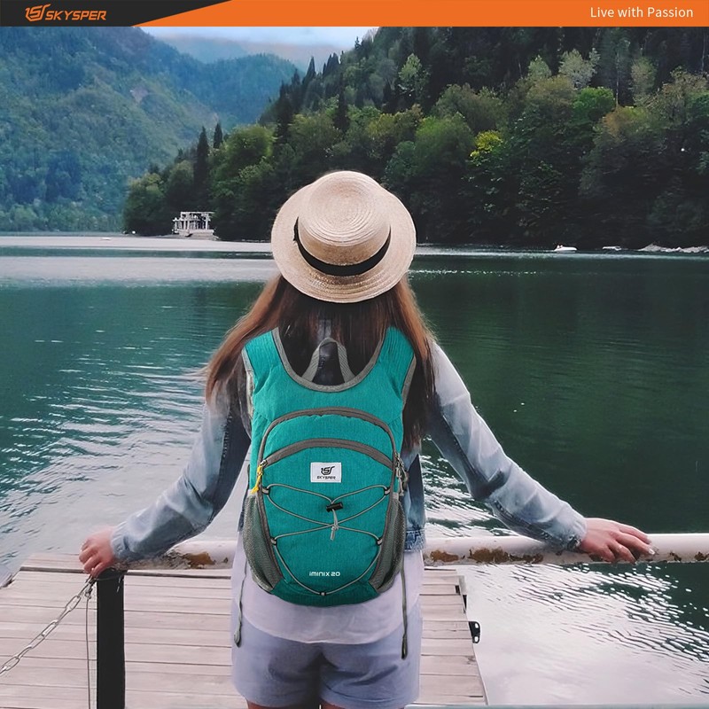 SKYSPER Small Backpack 20L Foldable Daypack Lightweight Hiking Backpack Daypack