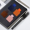 AUXBC 12Pcs Self-Adhesive Pen Loop Holder with Elastic Band, Notebook