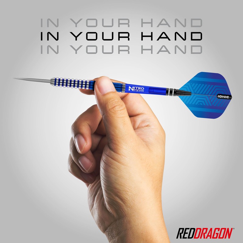 RED DRAGON Polaris: 22 gram Tungsten Professional Darts Set with