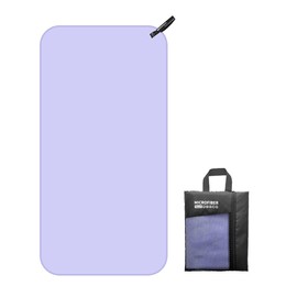 MORGEN SKY Quick Drying Towel, Sports Towel, Microfiber, Gym Towel, Chamois Towel, Bath Towel, Face Towel, Beach Towel, Compact, Includes Storage Bag, Odor Resistant, Super Absorbent, Perfect for