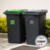 younikat 9 rubbish bin stickers for waste separation, waste recycling,