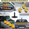 YIBEICO 20pcs Duck Mount, Flock Locker Rubber Duck Holder Dashboard