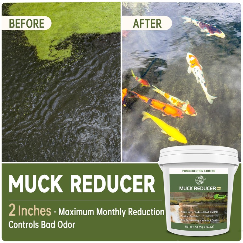 LMJP Muck Reducer - 5LB Natural Sludge Solution Tablets for
