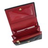 Mala Mason Collection Leather Wallet with RFID Protection 3473_27, black/red,
