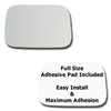 Mirror Glass + Full Size Adhesive Pad for 2003-2009 Hummer