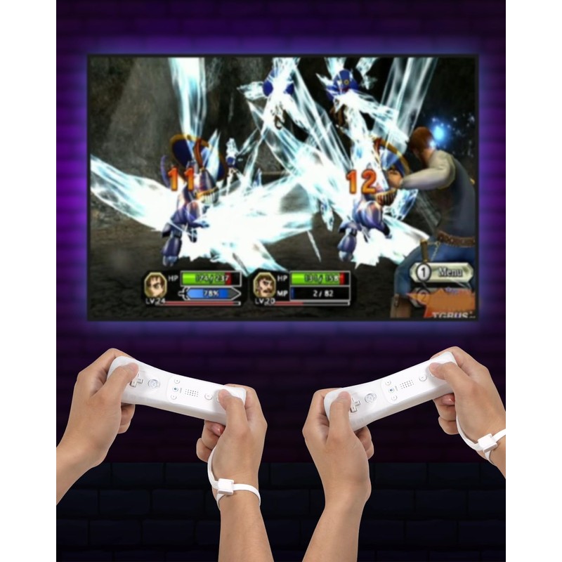 Motion-Sensing Remote Controller with Nunchunk for Wii and Wii U