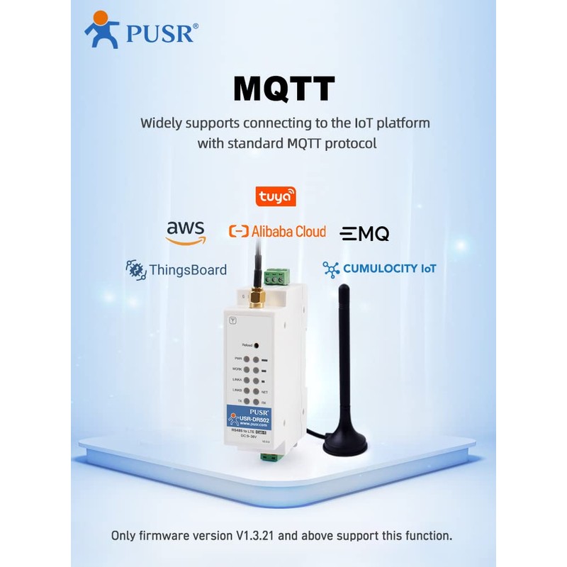 USR-DR502-E Europe HTTP MQTT GSM SMS 4G LTE Cat 1