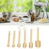6PCS Rectangle Measuring Spoon Set Stainless Steel Accurate Clear Marking