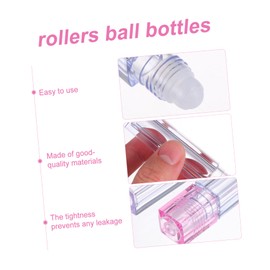 Ipetboom Lip Oil Roller Ball Bottles Essential Oil Bottles Portable Square Lip Gloss Containers